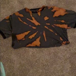 A bleached crop top